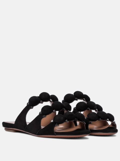 Bombe suede sandals