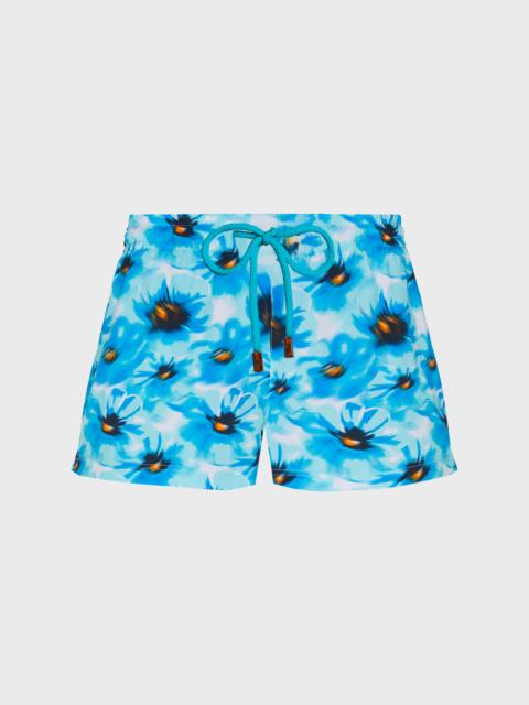 WOMEN STRETCH SWIM SHORTS POPPIES