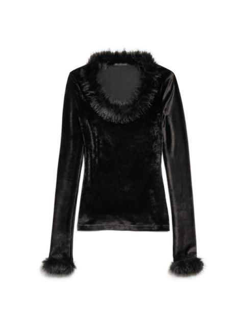 Women's Stretch Top in Black