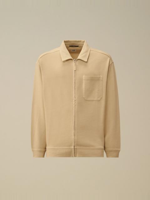 Combed Jersey 10/2 Boxy Zip Sweatshirt