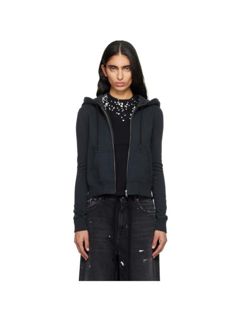 Black Unbrushed Hoodie