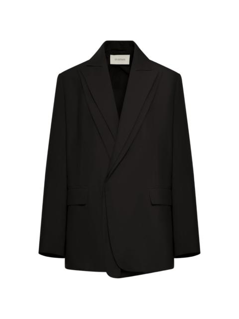buttoned blazer