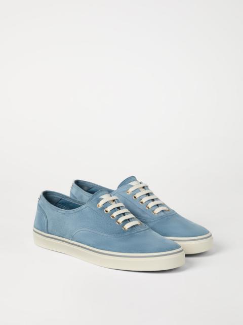 Reversed calfskin sneakers