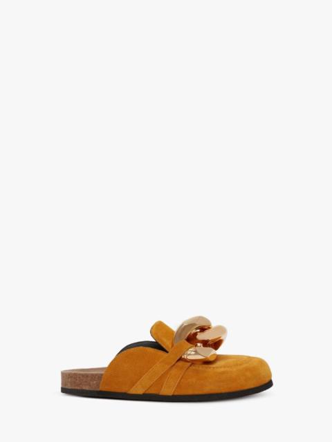 CHAIN LOAFER MULES