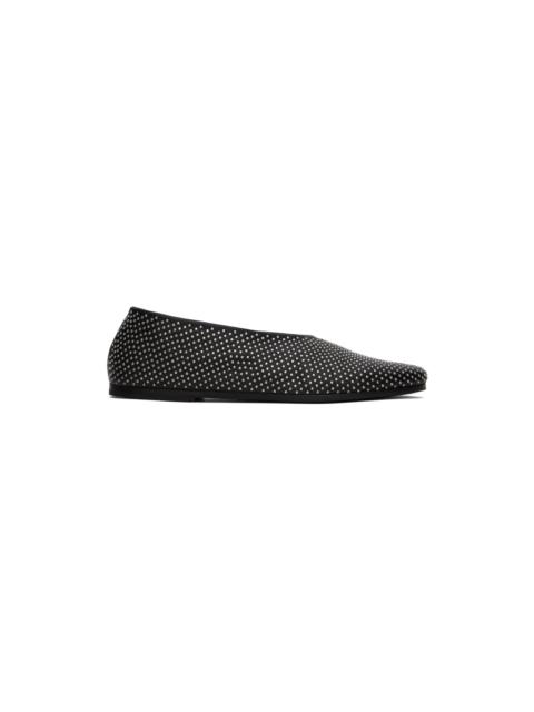 Black Coltellaccio Borchie Ballerina Flats