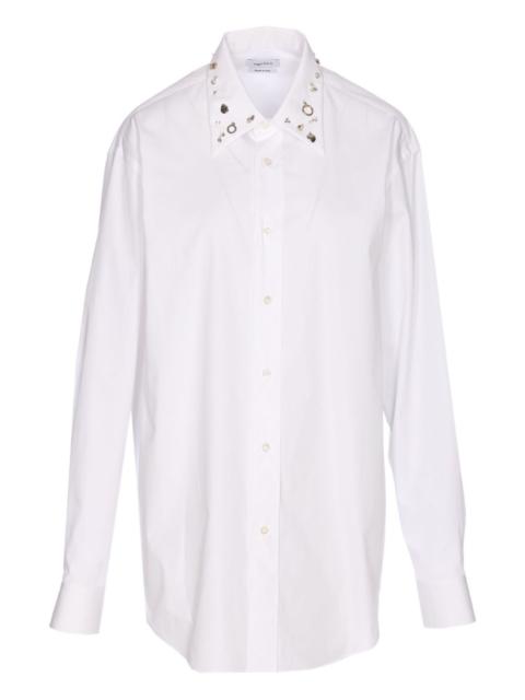 stud-detailed shirt