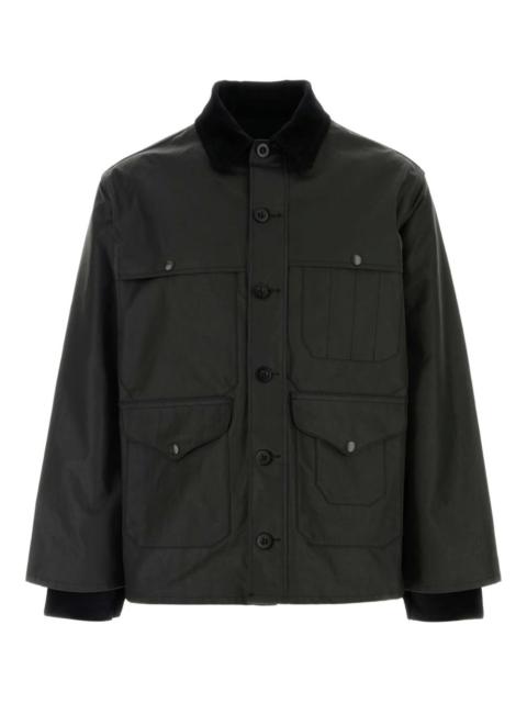 check-pattern jacket