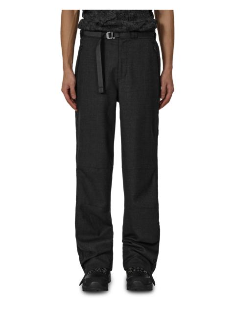 Y Zip Wool Twill Pant