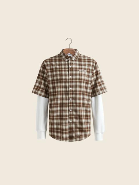 DOUBLE LAYERED BUTTON DOWN