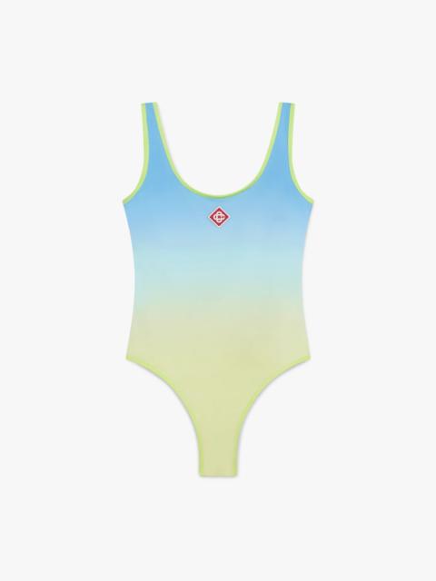 Blue & Yellow Gradient Swimsuit | Casablanca Paris