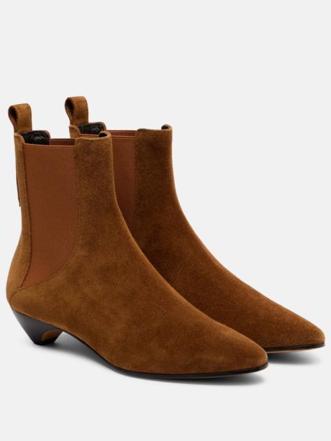 Allegra suede ankle boots