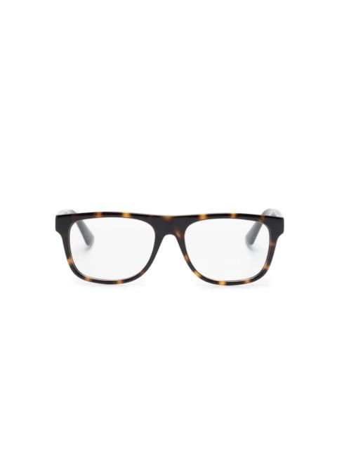 square-frame glasses