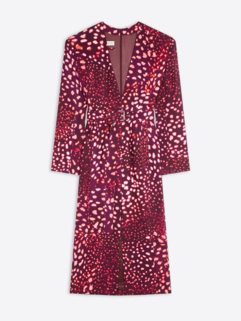 TAILORED BELTED DRESS