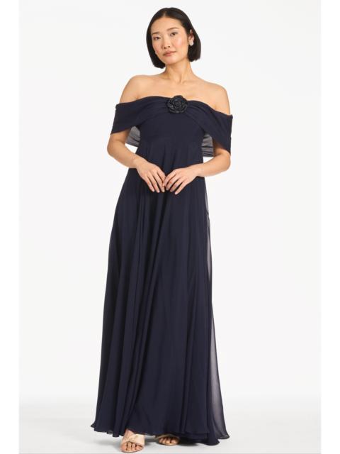 EMBELLISHED REBECCA GOWN - MIDNIGHT