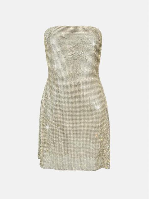 SELENA RHINESTONE DRESS IN 24 CARAT