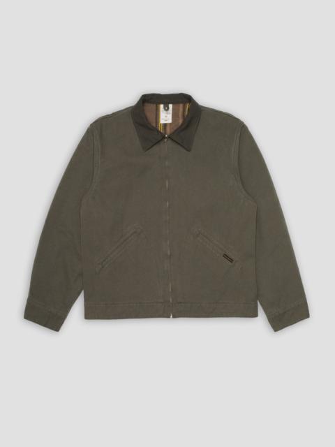 Blake Zip Jacket Duck Canvas Green