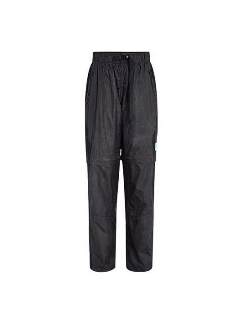 Air Jordan 23 Engineered Convertible 2-In-1 Removable Checkered Sports Trousers For Men Black CV2789