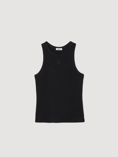 EMBROIDERED VEST TOP