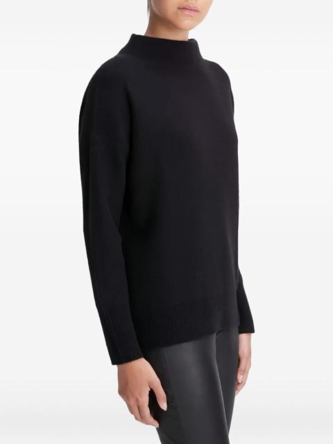 funnel neck pullover