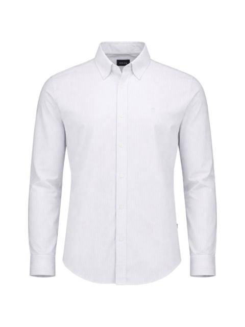 striped long-sleeve shirt