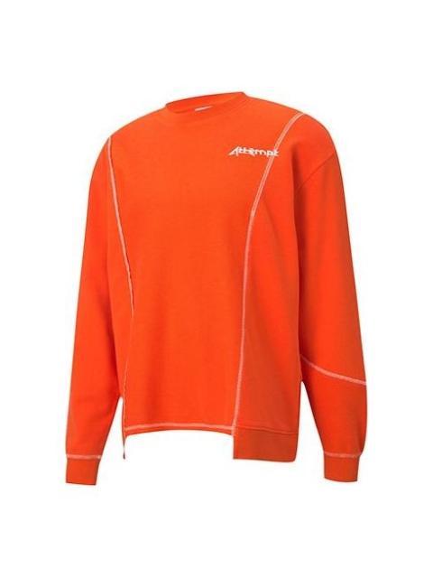 PUMA x ATTEMPT Crossover Round Neck Casual Cherry Red 598272-45