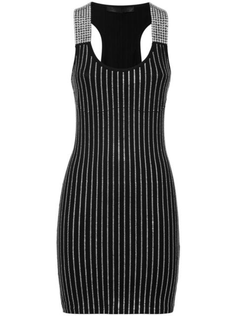 rhinestone-embellished dress