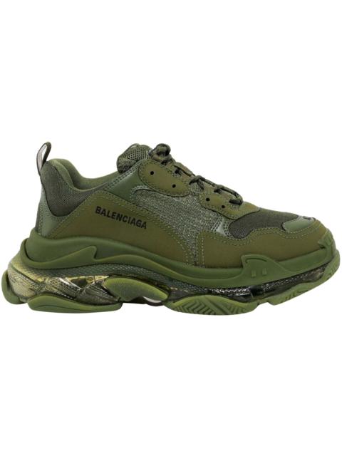 Balenciaga Triple S Clear Sole Dark Green