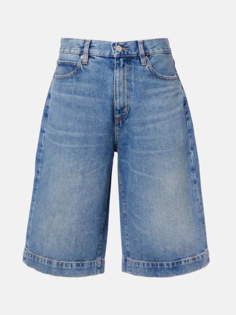 Jort high-rise denim shorts