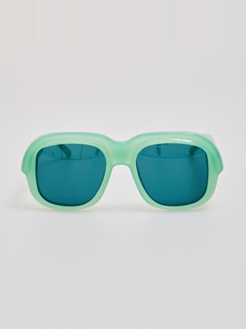Oversize Sunglasses in Light Green