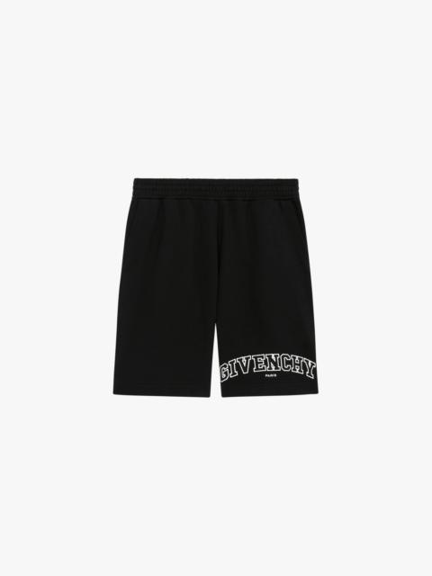 GIVENCHY COLLEGE BERMUDA SHORTS IN FLEECE