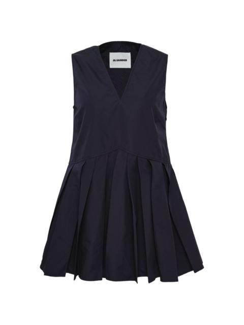 V-neck cotton blouse