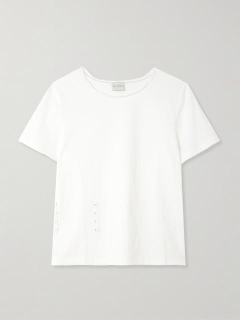 Pinch Gathered Organic Cotton-jersey T-shirt
