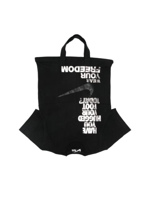 x Nike slogan-print tote bag