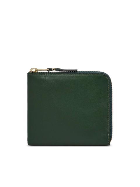 zip-fastening wallet