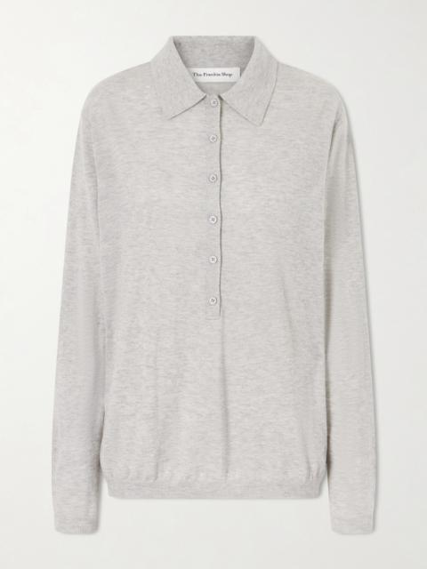 Tala Wool-blend Polo Sweater