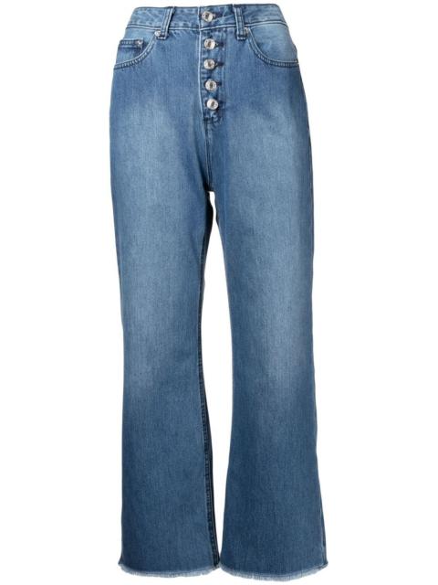 Selma high-rise cropped jeans