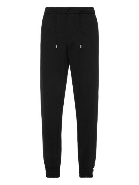 logo-tape track pants