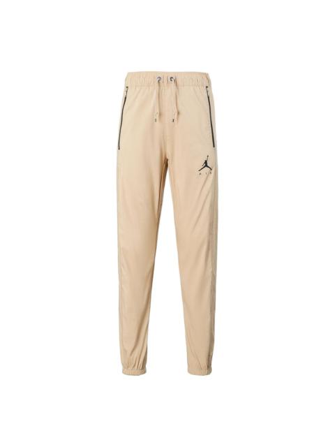 Air Jordan Jumpman Woven Casual Bundle Feet Sports Pants Yellow DJ6383-201