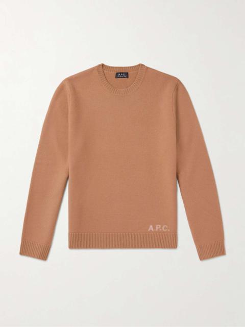 Edward Logo-Print Virgin Wool Sweater