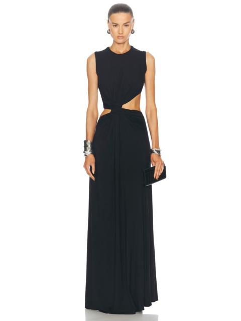 Twisted Cutout Maxi Dress