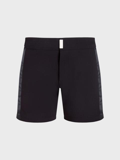 MEN FLAT BELT SWIM SHORTS TAILORING