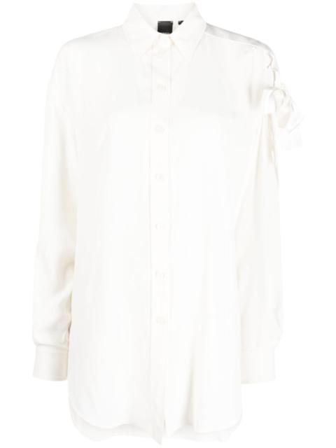 bow-detail pointed-collar shirt