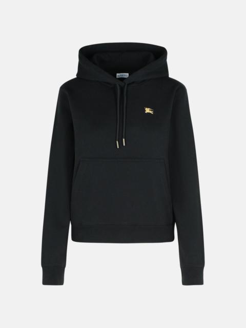 'HARRIET' BLACK COTTON SWEATSHIRT