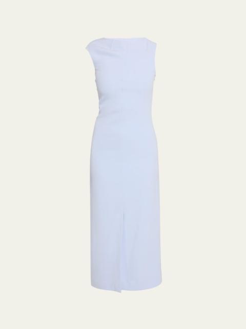 Damea Dress in Matte Double Crepe