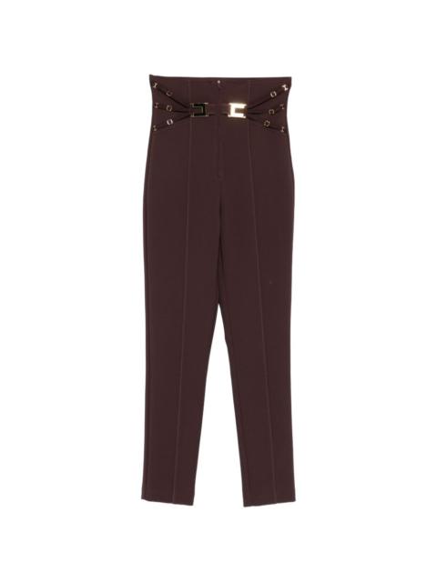 buckle-detail trousers