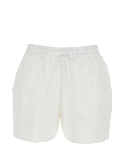 Liz broderie-anglaise drawstring shorts