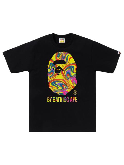 BAPE Marbling By Bathing Ape Tee 'Black'