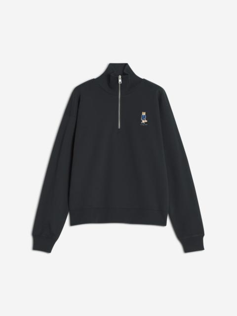 DRESSED FOX HALF ZIP SWEATSHIRT