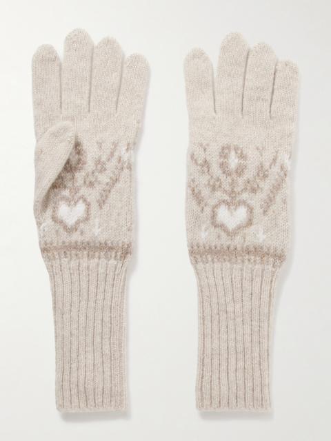 Domini Fair Isle Cashmere Gloves