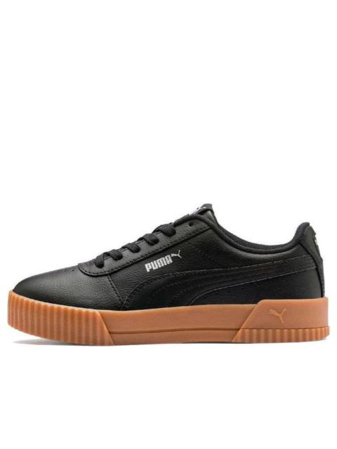 (WMNS) PUMA Carina Leather 'Black' 370325-06